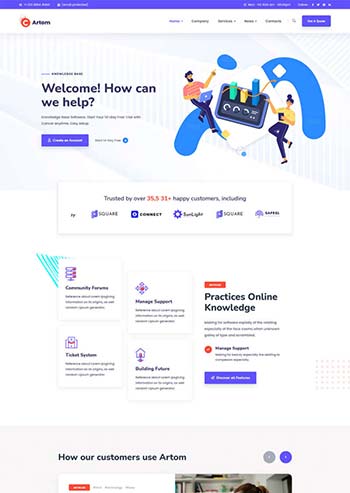 云计算数字软件方案解决企业html模板